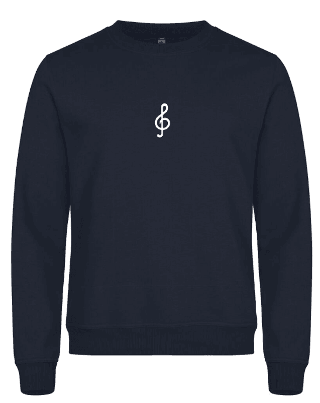 Rundhalset genser g-nøkkel 