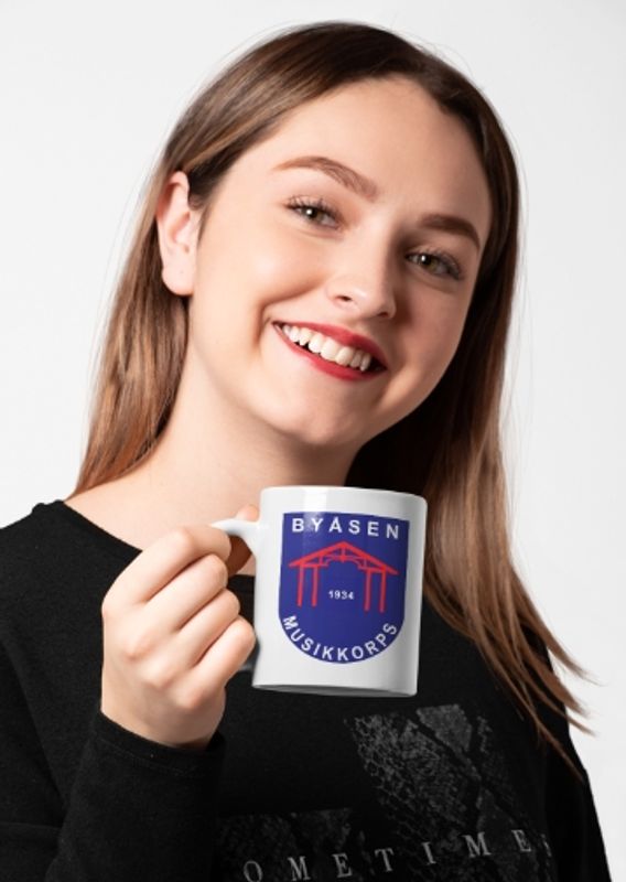Kaffekrus med personlig navn Byåsen Musikkorps